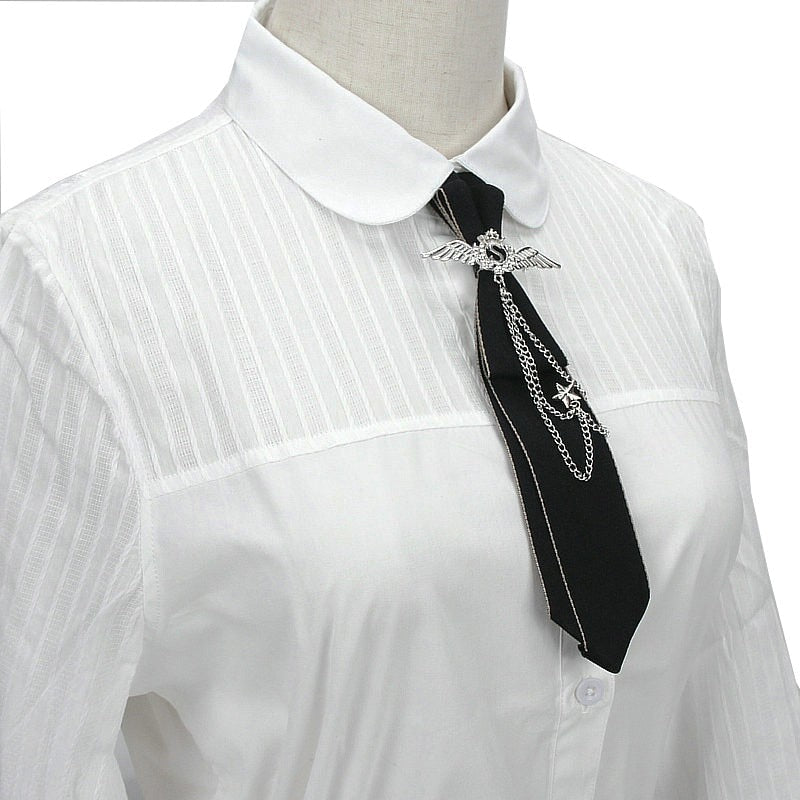 Peris Gems Hand Made Black Ribbon Rhinestone Crystal Neckties - Unisex SHEIN Amazon Temu
