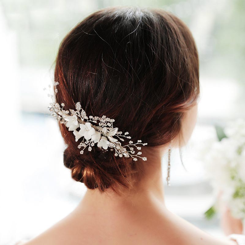 Peris Gems Handmade Rhinestone Pearl Flowers Leaf Headpiece | Pearl Headband Handmade Rhinestone Pearl Flowers Leaf Headpiece | Headband SHEIN Amazon Temu