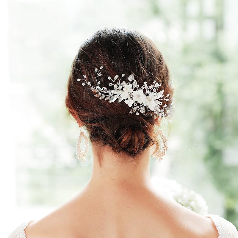 Peris Gems Handmade Rhinestone Pearl Flowers Leaf Headpiece | Pearl Headband Handmade Rhinestone Pearl Flowers Leaf Headpiece | Headband SHEIN Amazon Temu