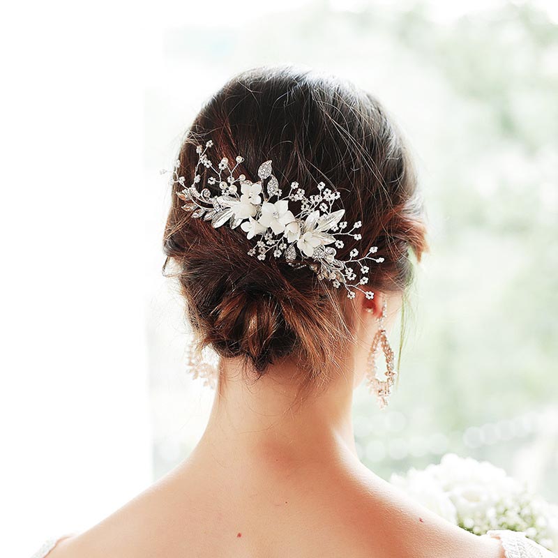 Peris Gems Handmade Rhinestone Pearl Flowers Leaf Headpiece | Pearl Headband Handmade Rhinestone Pearl Flowers Leaf Headpiece | Headband SHEIN Amazon Temu