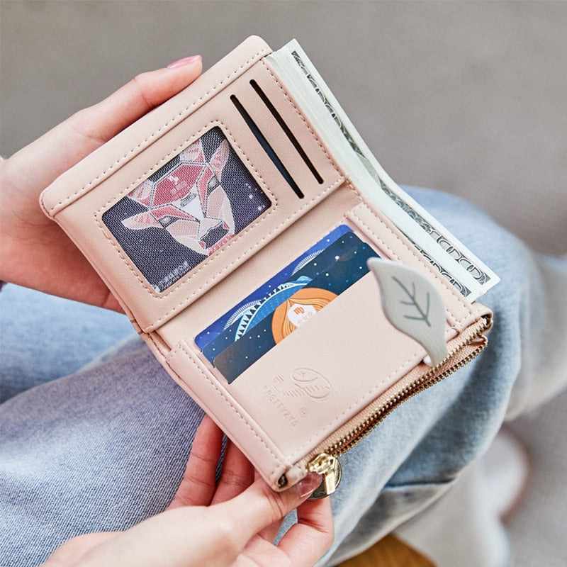 Peris Gems Hasp Zipper Daisy PU Leather Small Wallet for Women | Mini Clutch Purse Hasp Zipper Daisy PU Leather Small Wallet for Women SHEIN Amazon Temu