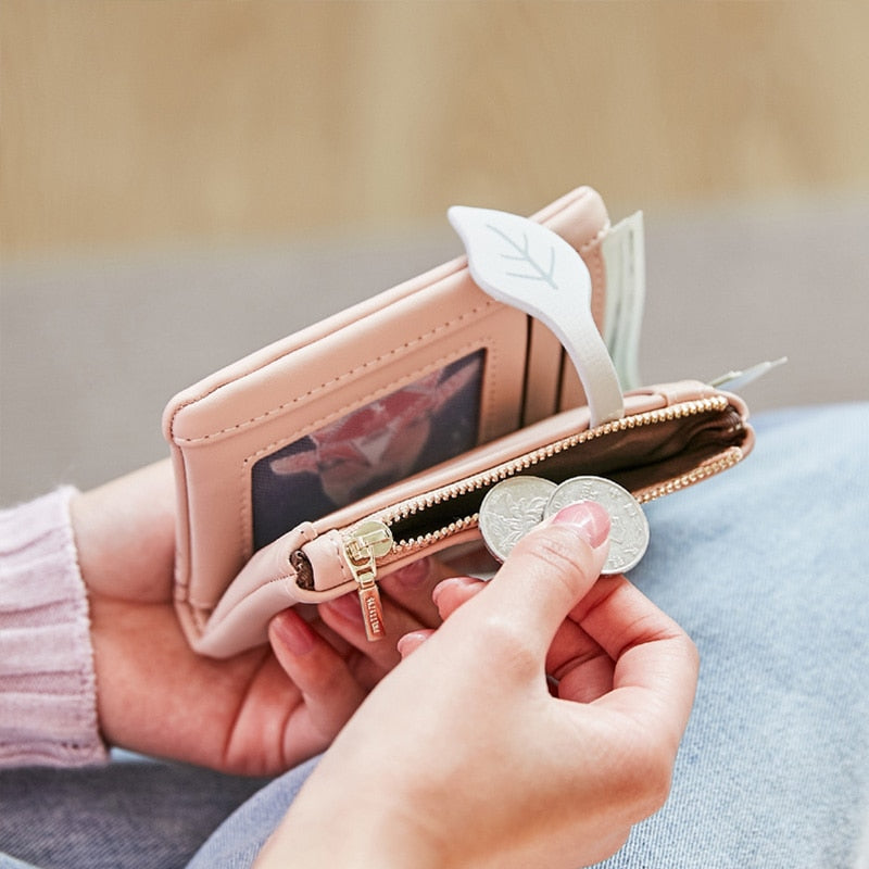Peris Gems Hasp Zipper Daisy PU Leather Small Wallet for Women | Mini Clutch Purse Hasp Zipper Daisy PU Leather Small Wallet for Women SHEIN Amazon Temu