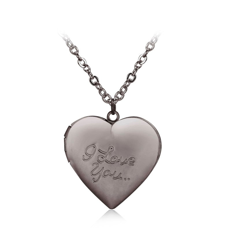 Peris Gems Heart Locket Pendant Necklace Unisex | Photo Frame Necklace Heart Locket Pendant Necklace Unisex | Photo Frame SHEIN Amazon Temu