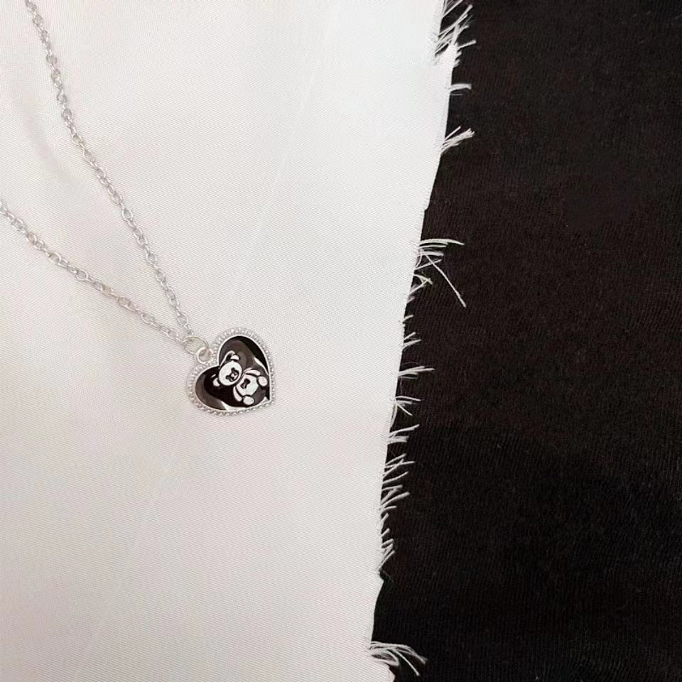 Peris Gems Heart Teddy Bear Necklace | Love Bear Necklace SHEIN Amazon Temu