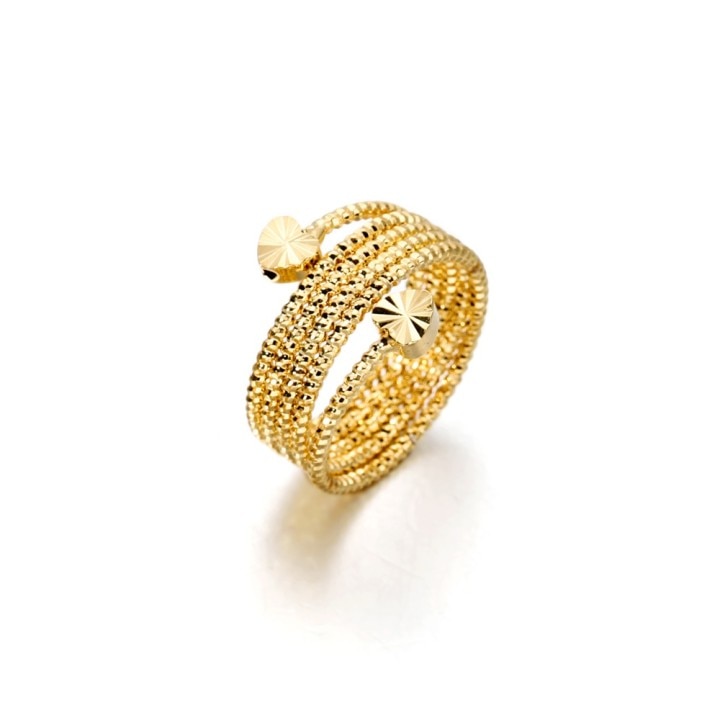 Peris Gems Heart Twisted Gold Ring for Women | Extensible Ring Twisted Gold Ring for Women | High Quality Extensible Ring SHEIN Amazon Temu
