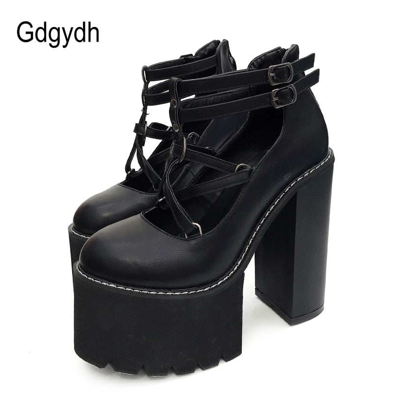 Peris Gems High Heel Rubber Sole Platform Shoes for Women | Leather Pumps High Heel Rubber Sole Platform Shoes for Women Leather Pumps SHEIN Amazon Temu