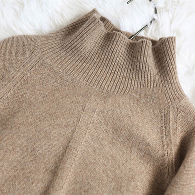 Peris Gems High Neck Knitted Cashmere Sweaters for Women | Thick Sweaters High Neck Knitted Cashmere Sweaters for Women Thick Sweaters SHEIN Amazon Temu
