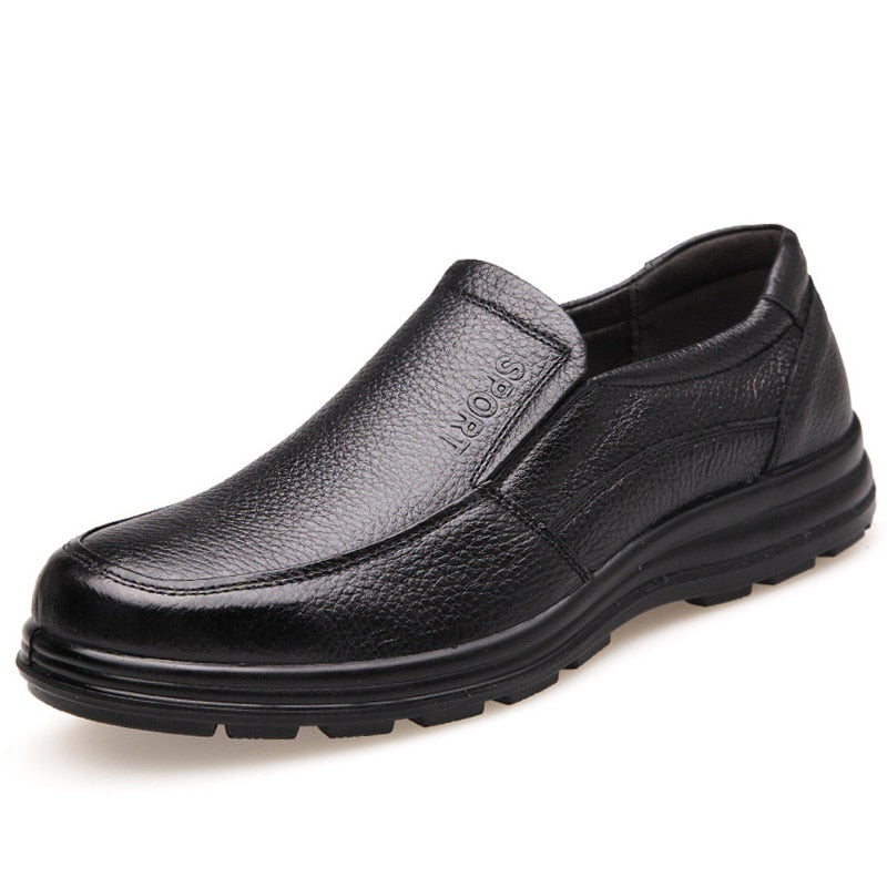 Peris Gems High Quality Genuine Leather Flat Shoes for Men | Business Casual Soft Sole Shoe High Quality Genuine Leather Flat Shoes for Men SHEIN Amazon Temu