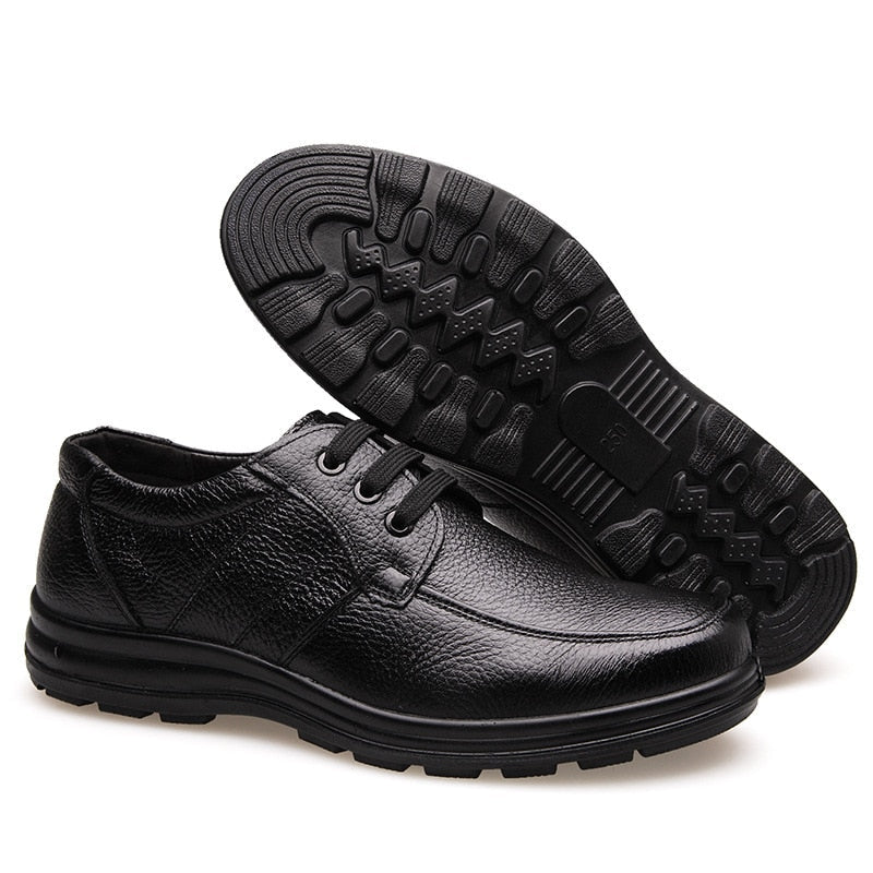 Peris Gems High Quality Genuine Leather Flat Shoes for Men | Business Casual Soft Sole Shoe High Quality Genuine Leather Flat Shoes for Men SHEIN Amazon Temu