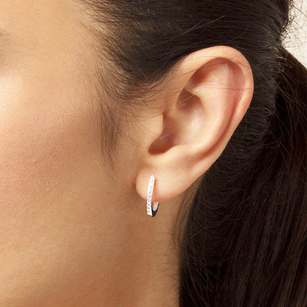 Peris Gems Hinged 925 Silver Small Hoop Earrings for Women SHEIN Amazon Temu