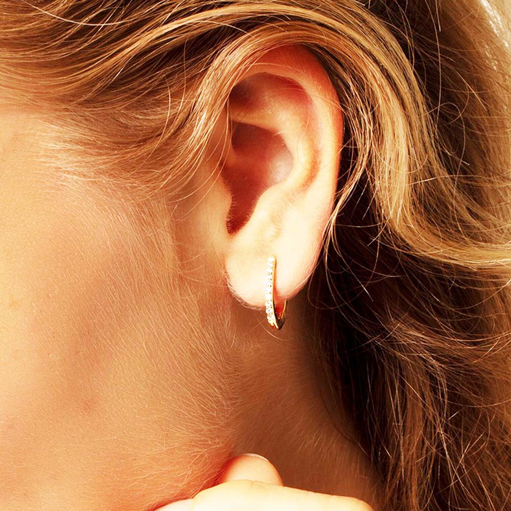 Peris Gems Hinged 925 Silver Small Hoop Earrings for Women SHEIN Amazon Temu