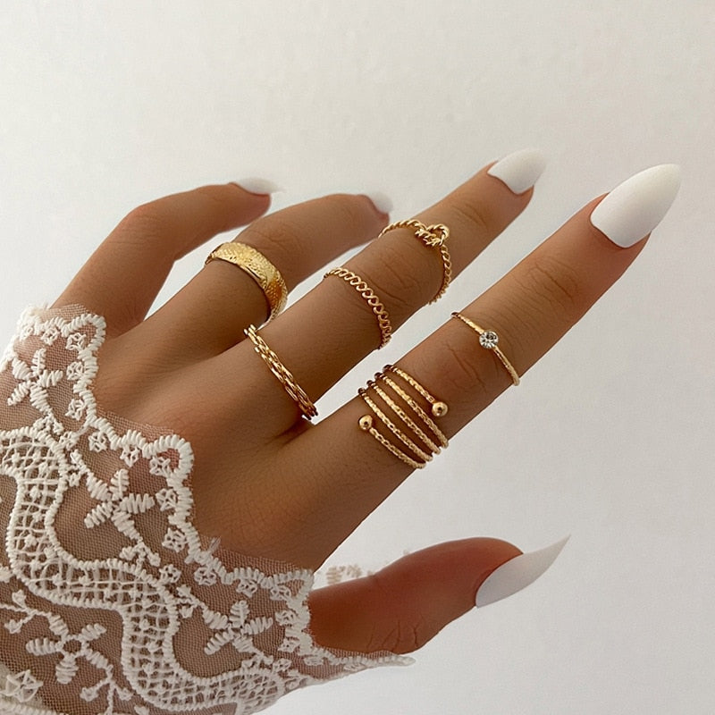 Peris Gems HJJ507 1 Neo Gothic 14pc Silver Adjustable Rings Set for Women SHEIN Amazon Temu