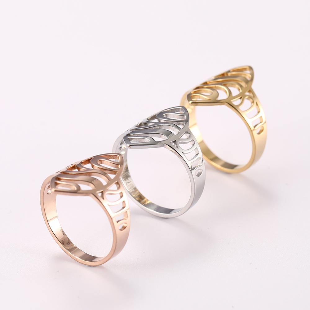 Peris Gems Hollow Football Rigby Casual Stainless Rings for Women SHEIN Amazon Temu
