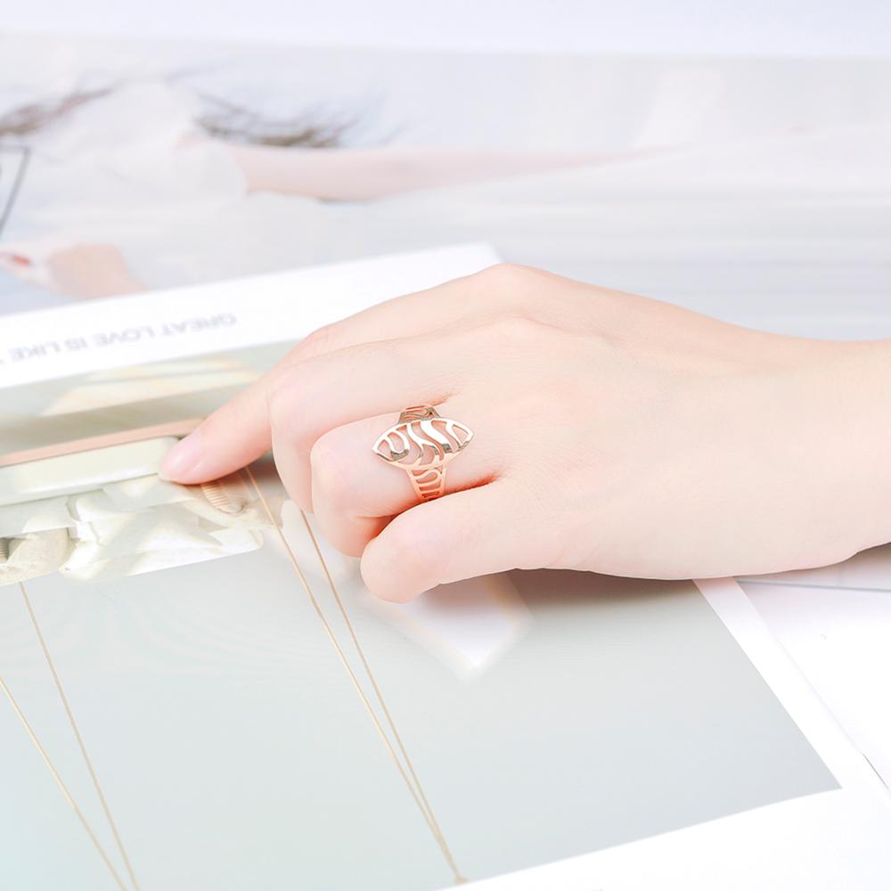 Peris Gems Hollow Football Rigby Casual Stainless Rings for Women SHEIN Amazon Temu