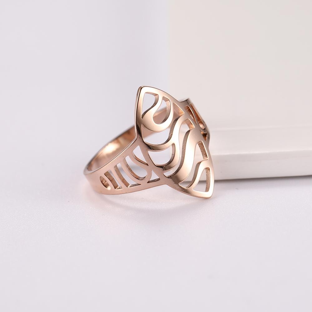 Peris Gems Hollow Football Rigby Casual Stainless Rings for Women SHEIN Amazon Temu