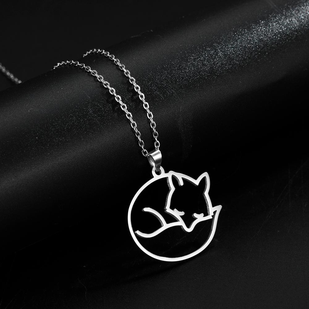 Peris Gems Hollow Fox Pendant Necklace for Women | Gold and Silver Fox Chain Hollow Fox Pendant Necklace for Women |Gold Silver Fox Chain SHEIN Amazon Temu
