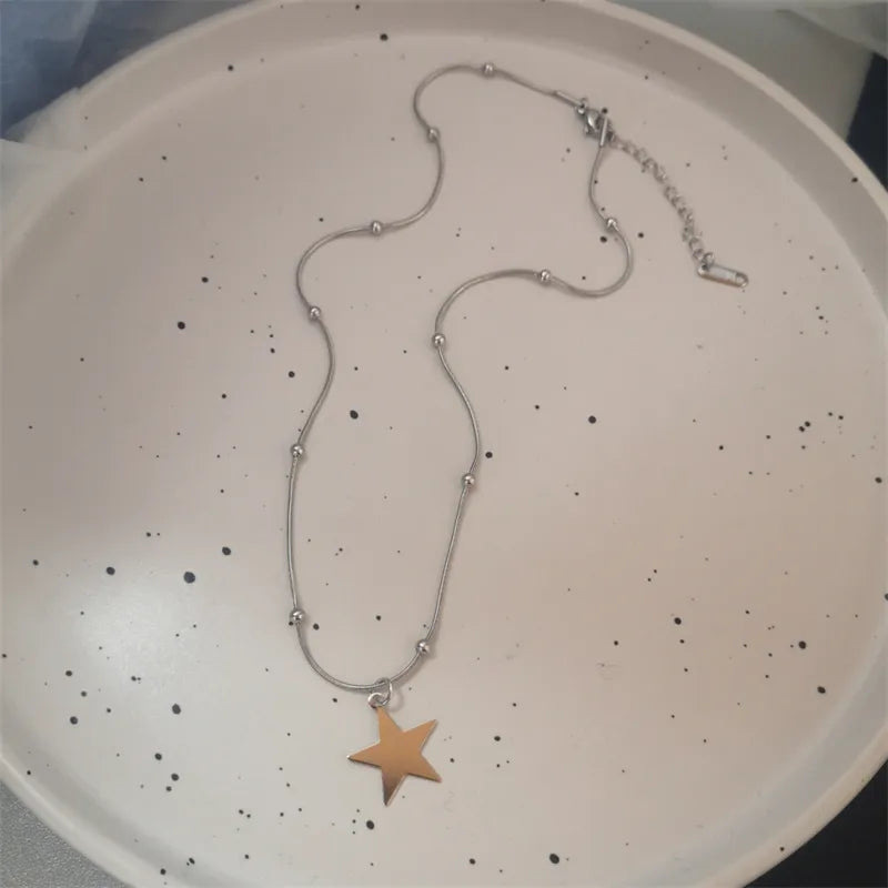 Peris Gems Hollow Star Silver Necklace Collection for Women SHEIN Amazon Temu