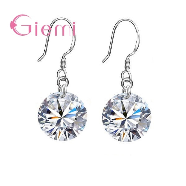 Peris Gems Hook Zircon Silver Diamond Pearl Hook Earrings for Women | Round Ball Earrings Silver Diamond Pearl Hook Earrings for Women | Ball Earrings SHEIN Amazon Temu