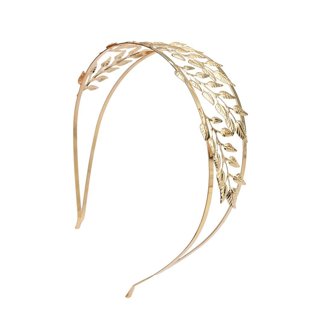 Peris Gems I Baroque Gold Leaf Headband Crown Tiara for Women | Greek Goddess Hair Accessories SHEIN Amazon Temu