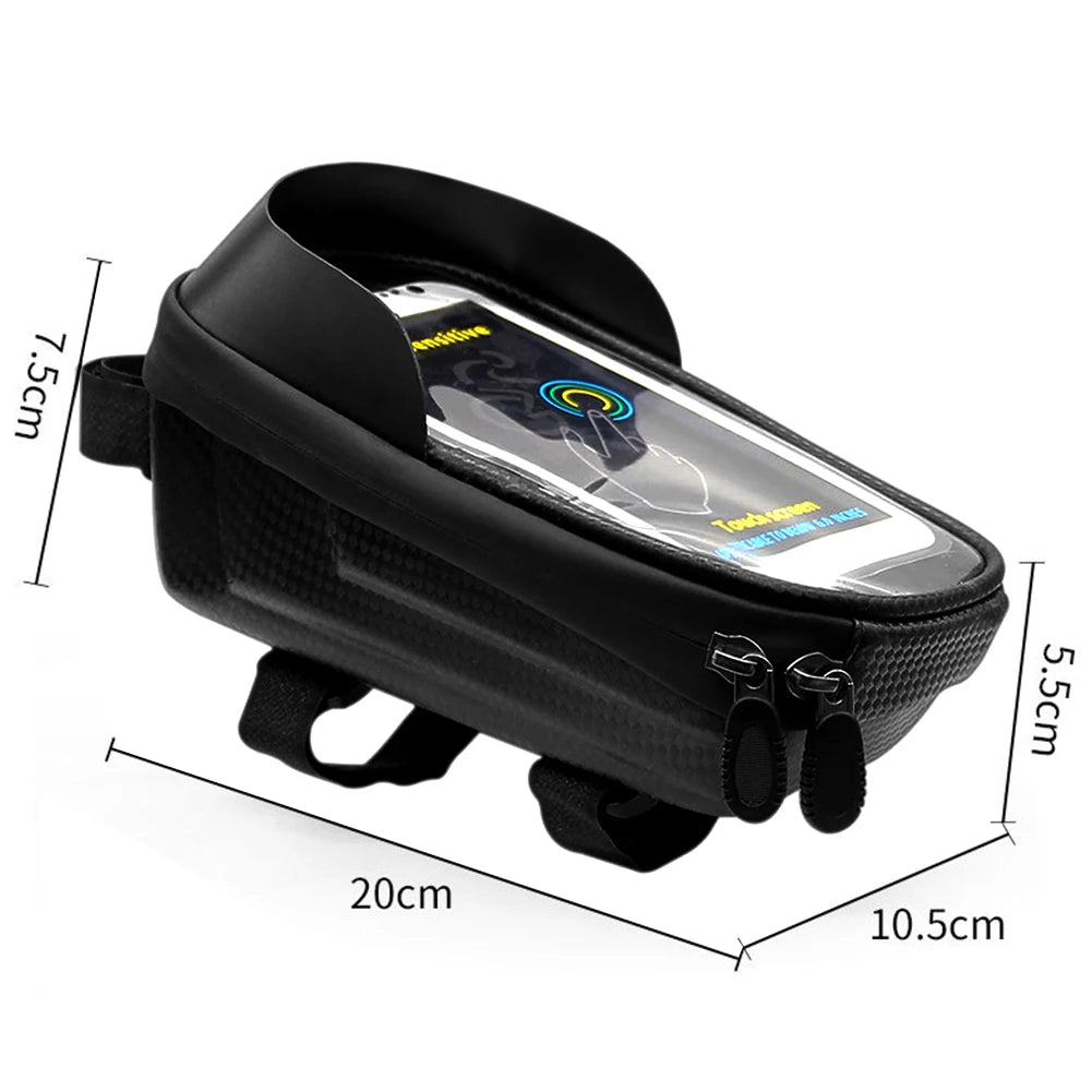 Peris Gems I Bicycle Bag Waterproof Touch Screen Cycling Bag Top Frame Tube Bag MTB Road Bike Bag Phone Case Bike Accessories Bicycle Bag Waterproof Touch Screen Cycling Bag Top Frame Tube Bag MTB Road Bike Bag Phone Case Bike Accessories SHEIN Amazon Temu