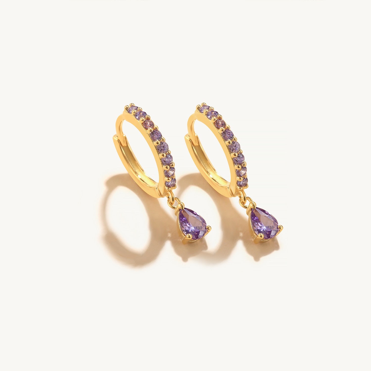 Peris Gems I Gold Diamond Stud Turquoise Hoop Earrings for Women | Sterling Silver Gold Earrings SHEIN Amazon Temu