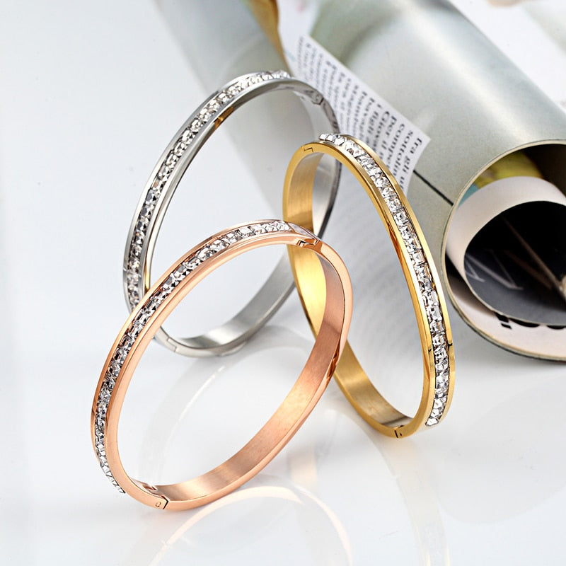 Peris Gems Inlaid Diamond Cuff Bracelets for Women | Love Cuff Bracelets Inlaid Diamond Cuff Bracelets for Women | Love Cuff Bracelet SHEIN Amazon Temu