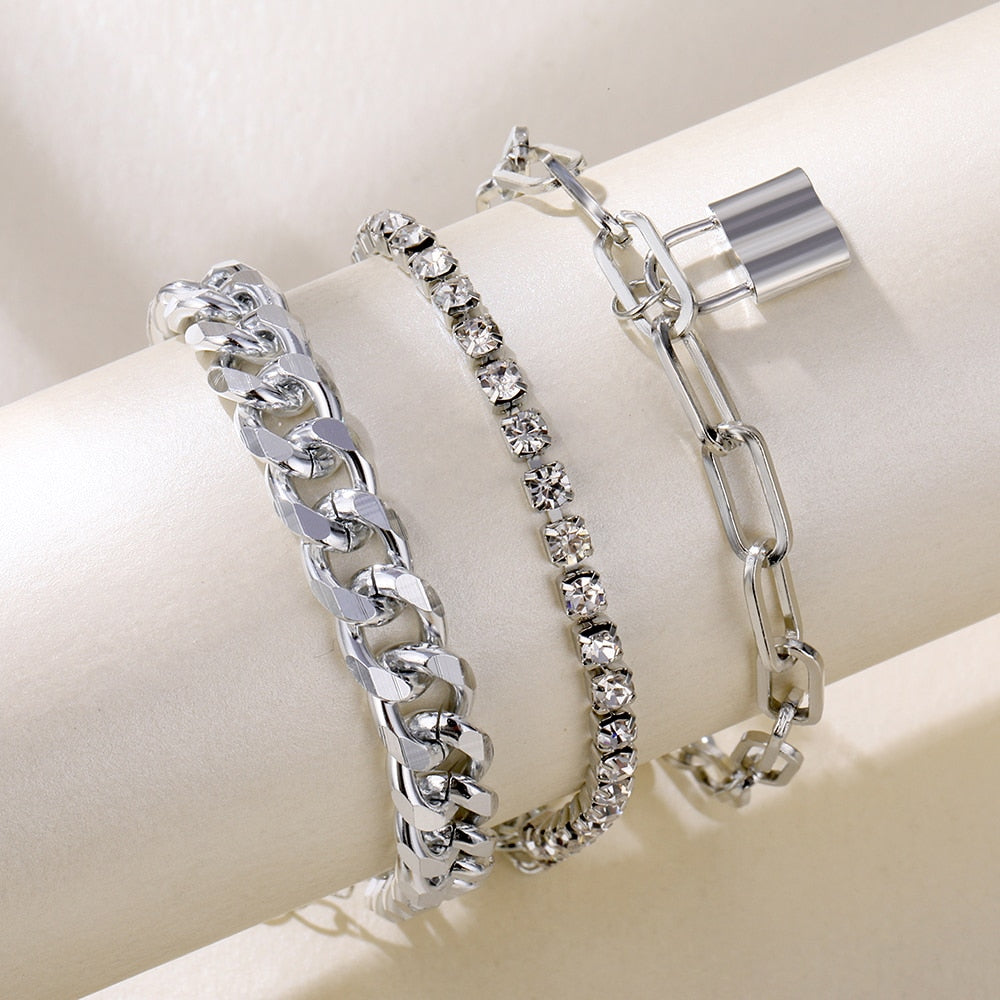 Peris Gems IPA0720-2 Golden 2-4pc Lovely Bracelets Collection for Women SHEIN Amazon Temu