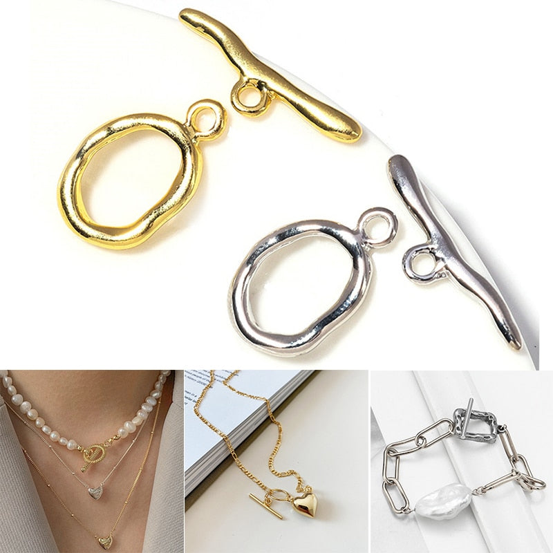 Peris Gems Irregular Curved OT Toggle Clasps for DIY Jewelry Making SHEIN Amazon Temu