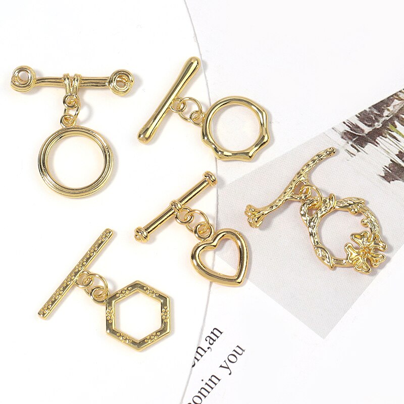 Peris Gems Irregular Curved OT Toggle Clasps for DIY Jewelry Making SHEIN Amazon Temu