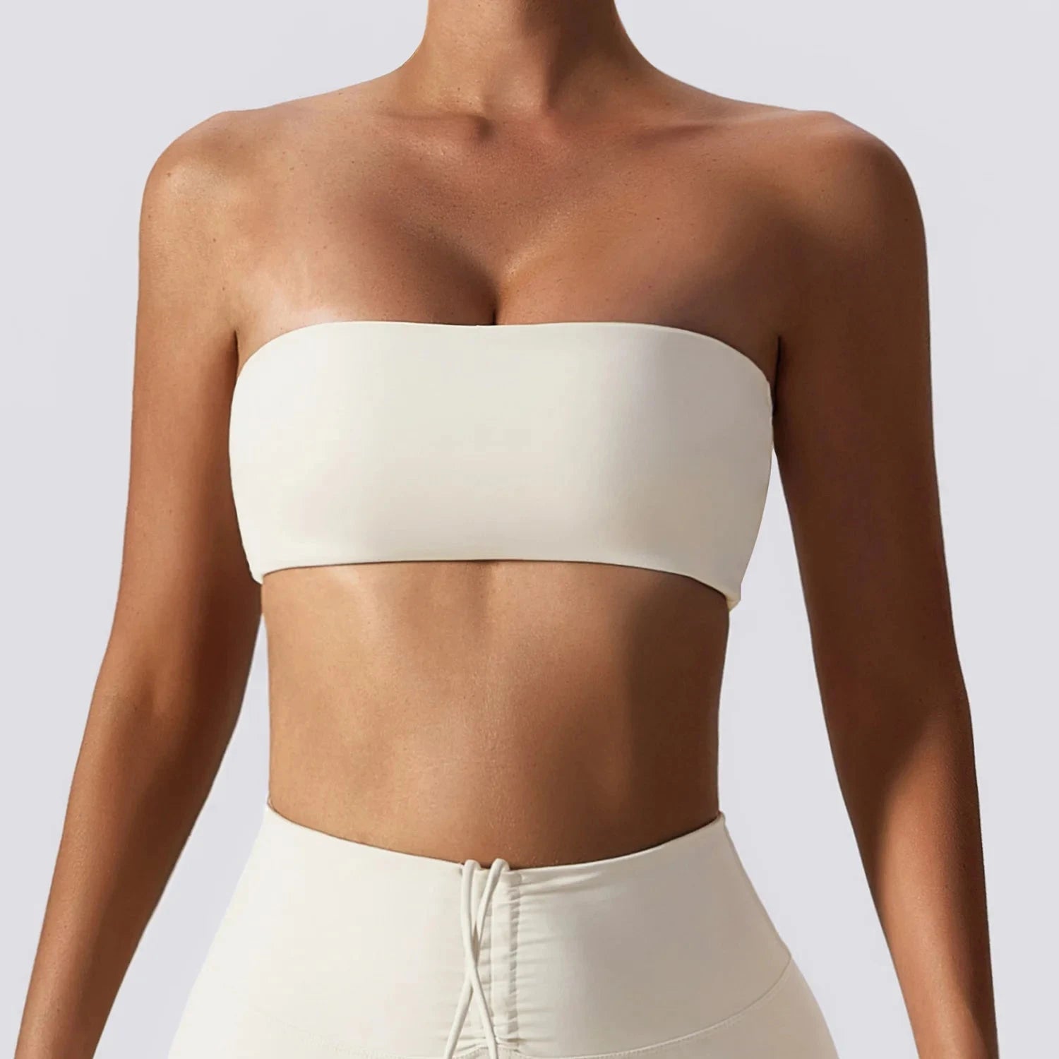 Peris Gems Ivory / M Strapless Sports Bra Gym Top Women Quick-Drying Yoga Clothes Women Tube Top Fitness Chest Wrap Underwear Workout Bra Female Strapless Sports Bra Gym Top Women Quick-Drying Yoga Clothes Women Tube Top Fitness Chest Wrap Underwear Workout Bra Female SHEIN Amazon Temu