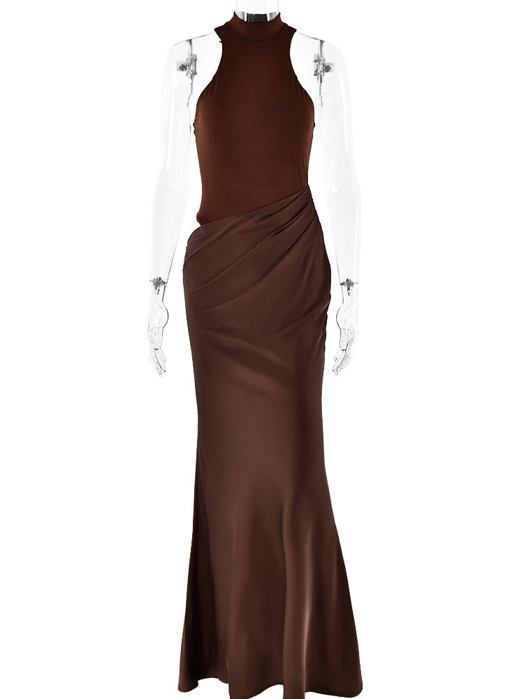 Peris Gems JULISSA MO Satin Sexy Hollow Out Women Maxi Dress Black Sleeveless High Waist Dress Female Autumn Skinny Elegant Party Clubwear JULISSA MO Satin Sexy Hollow Out Women Maxi Dress Black Sleeveless High Waist Dress Female Autumn Skinny Elegant Party Clubwear SHEIN Amazon Temu