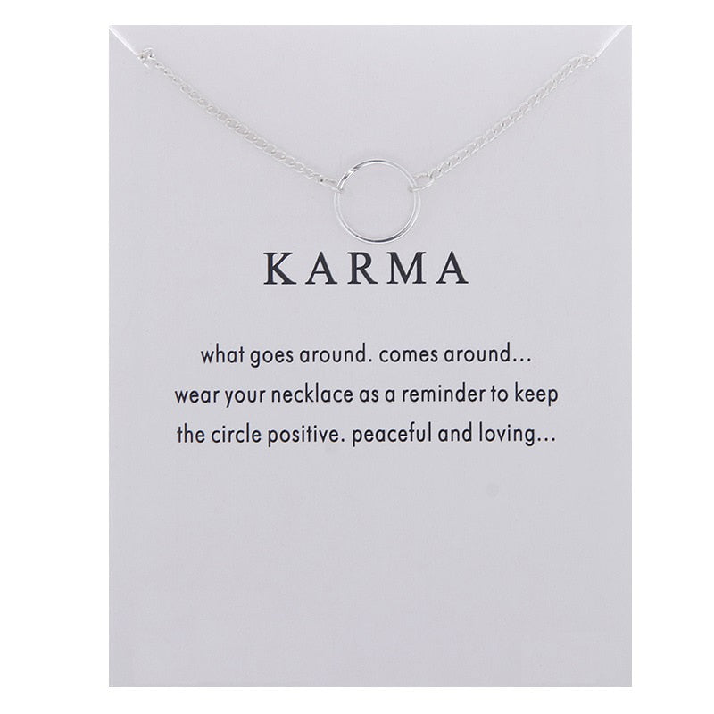 Peris Gems Karma 2 Good Luck Pendant Necklaces with Fortune Cards Unisex SHEIN Amazon Temu