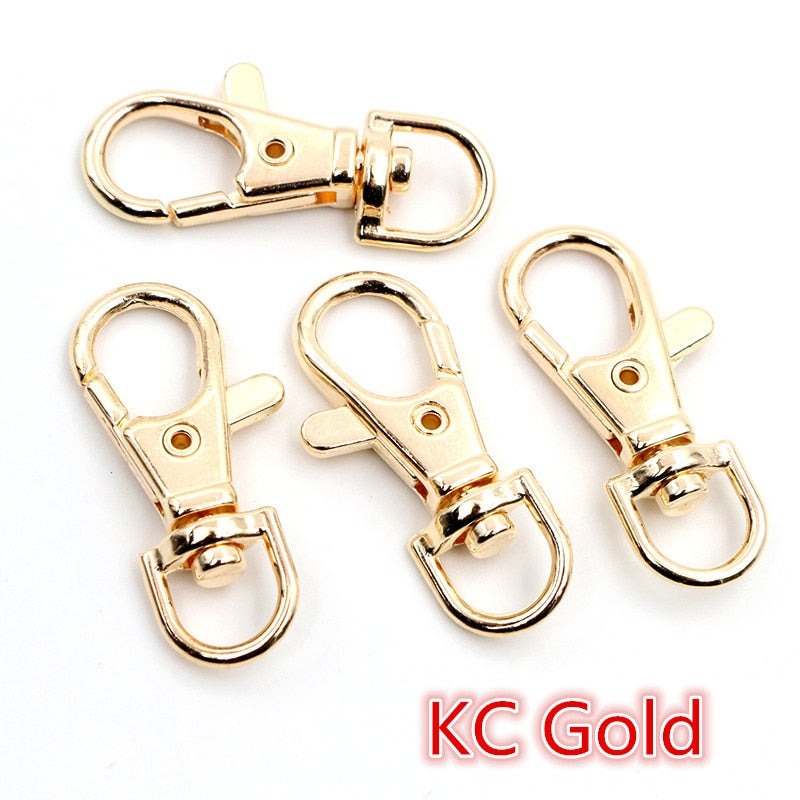 Peris Gems KC Gold / 17x38mm Metal Swivel Lobster Clasp Hooks | 10pc Claw Hooks SHEIN Amazon Temu