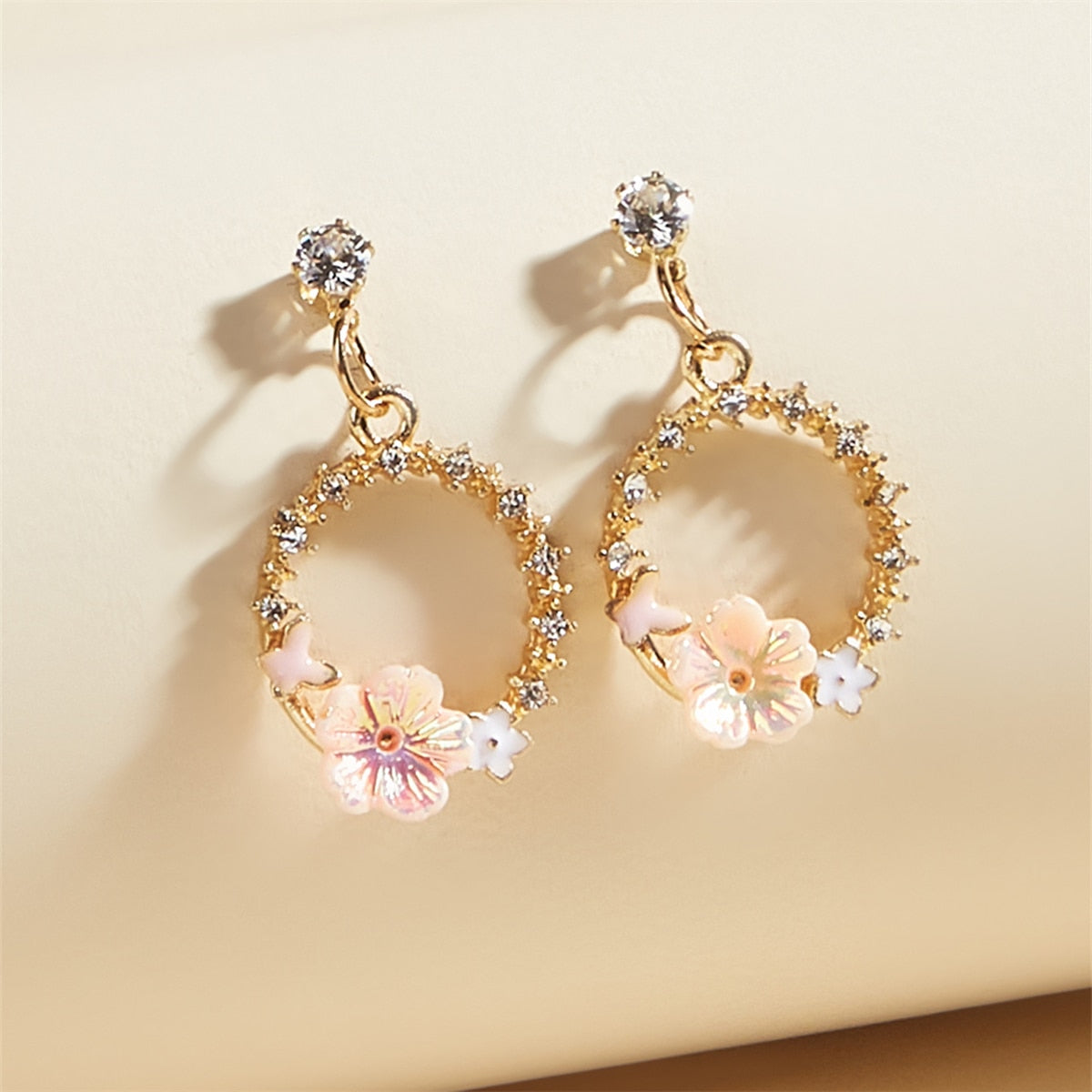 Peris Gems Kitten Ear Clasp Earrings for Women | Gold Tassel Earrings SHEIN Amazon Temu