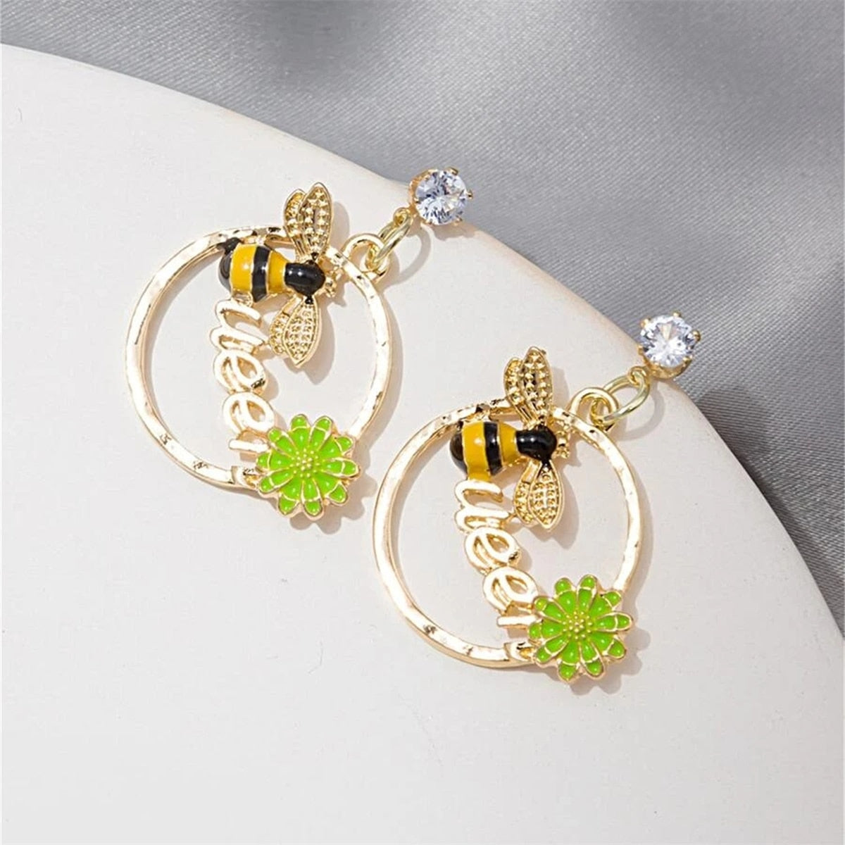 Peris Gems Kitten Ear Clasp Earrings for Women | Gold Tassel Earrings SHEIN Amazon Temu