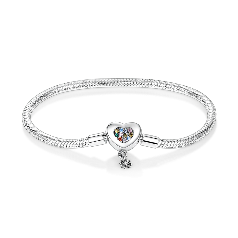 Peris Gems KJB007 / 18cm Sterling Silver Snake Chain Bracelets for Women | Sliding Bangle SHEIN Amazon Temu