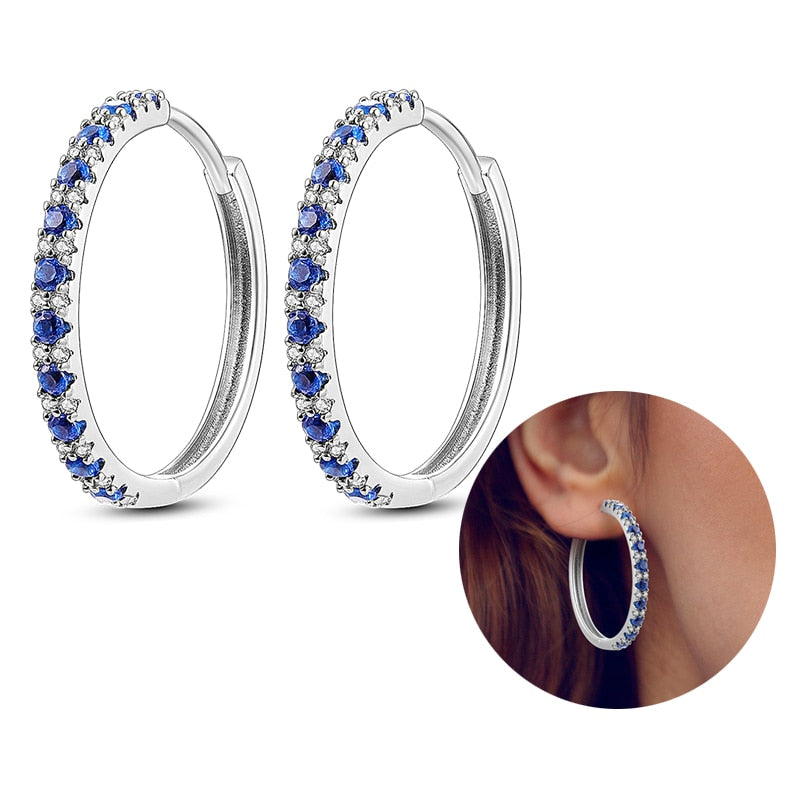 Peris Gems KJE028 Round Zirconia Pave Earrings for Women | 925 Sterling Silver Dangle Earrings Round Zirconia Pave Earrings for Women | 925 Sterling Silver SHEIN Amazon Temu