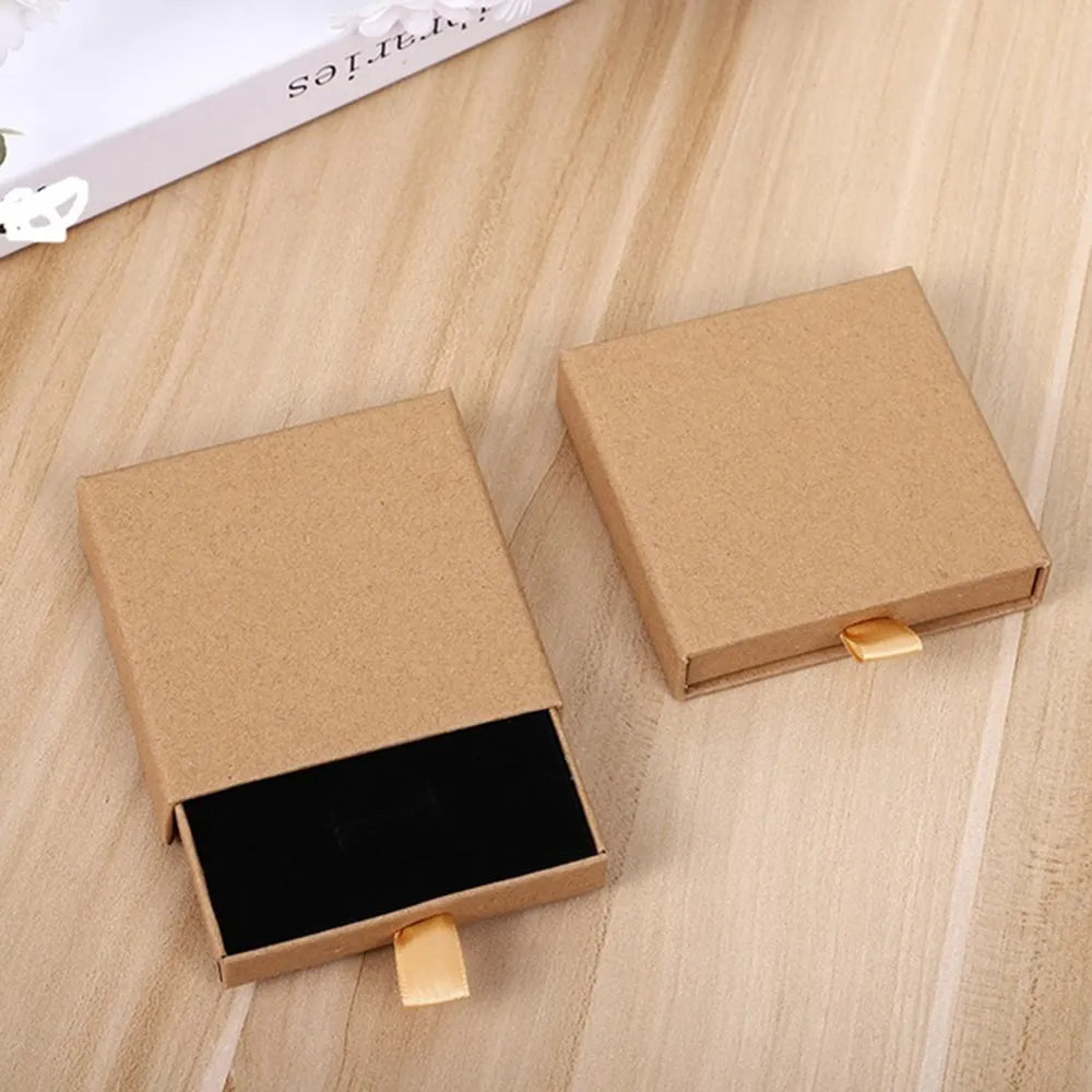 Peris Gems Kraft Paper Thick Kraft Paper Drawer Jewelry Display Storage Box SHEIN Amazon Temu