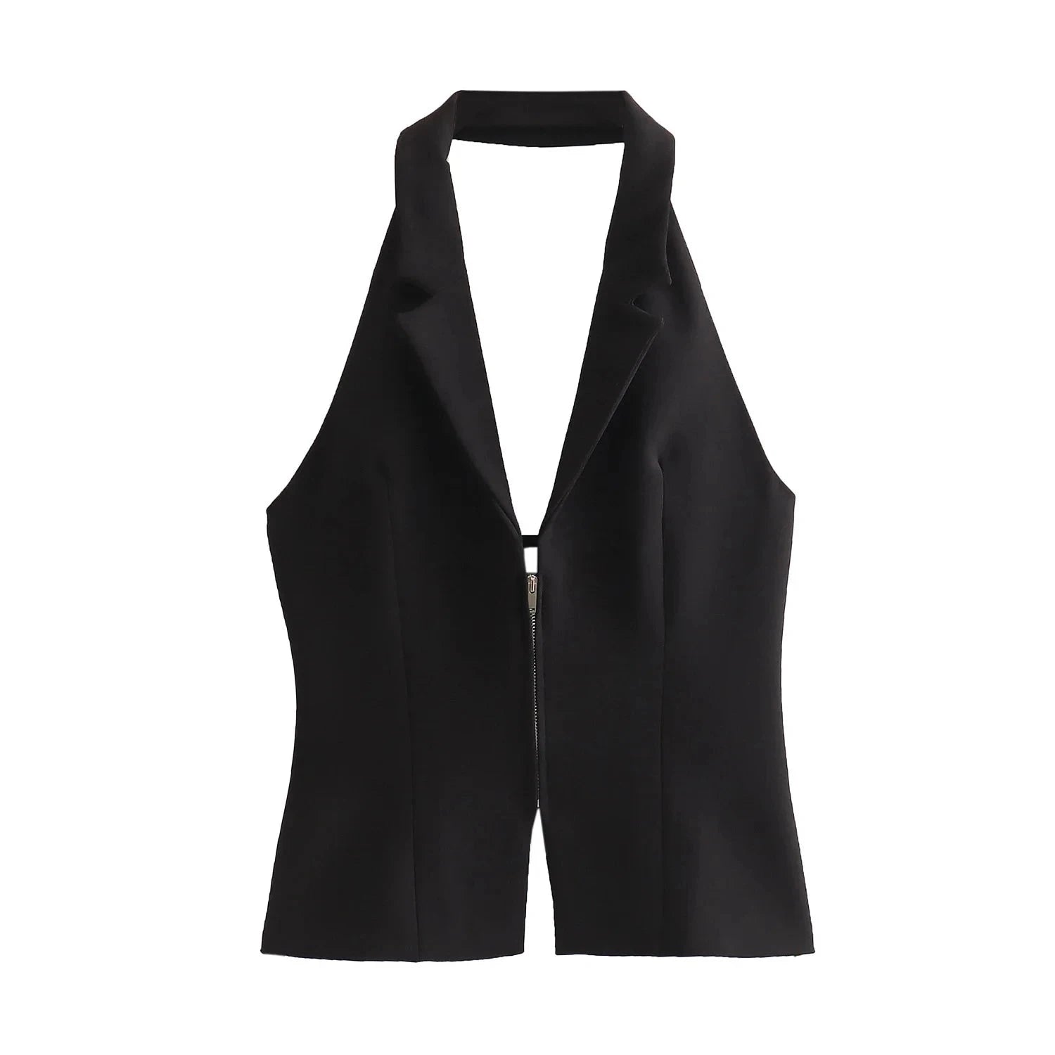 Peris Gems L / A TRAF 2024 Women Sexy Backless Strapless Halter Corset Tops Side Zipper Lady Slim Camis Female Solid Chic Tops TRAF 2024 Women Sexy Backless Strapless Halter Corset Tops Side Zipper Lady Slim Camis Female Solid Chic Tops SHEIN Amazon Temu