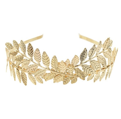 Peris Gems L Baroque Gold Leaf Headband Crown Tiara for Women | Greek Goddess Hair Accessories SHEIN Amazon Temu