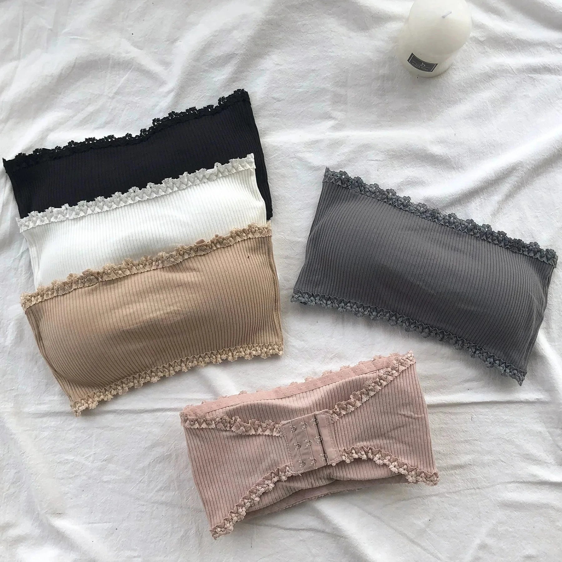 Peris Gems Lace Strapless Bra Women Sexy Tube Top Invisible Push Up Bralette Lady Seamless Underwea Lingerie Summer Chest Wraps Crop Tops Lace Strapless Bra Women Sexy Tube Top Invisible Push Up Bralette Lady Seamless Underwea Lingerie Summer Chest Wraps Crop Tops SHEIN Amazon Temu