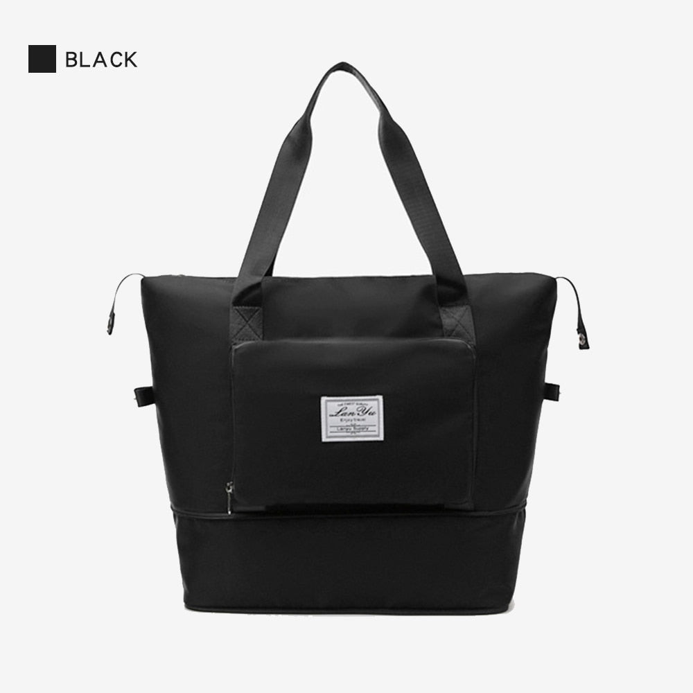 Peris Gems Ladies Foldable Travel Bag | Handheld Large Capacity Expandable Bag SHEIN Amazon Temu