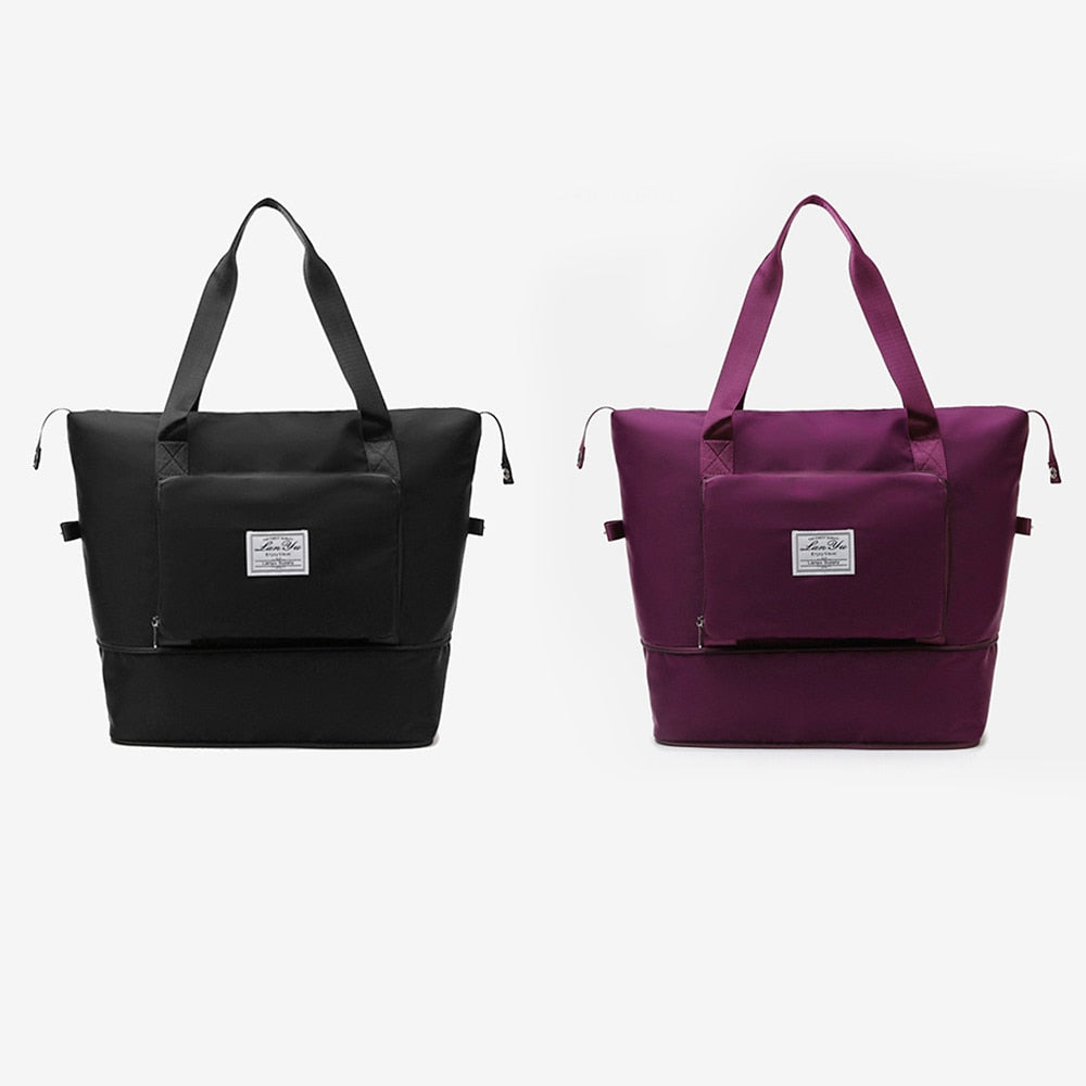 Peris Gems Ladies Foldable Travel Bag | Handheld Large Capacity Expandable Bag SHEIN Amazon Temu