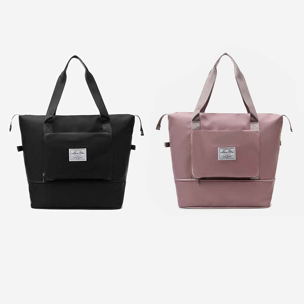 Peris Gems Ladies Foldable Travel Bag | Handheld Large Capacity Expandable Bag SHEIN Amazon Temu