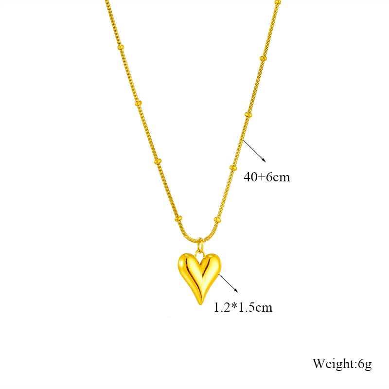 Peris Gems Layered Stainless Heart Padlock Necklaces for Women SHEIN Amazon Temu