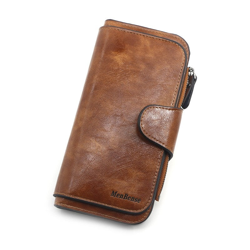 Peris Gems Leather Tri-Fold Long Wallet for Women | Coin Purses SHEIN Amazon Temu