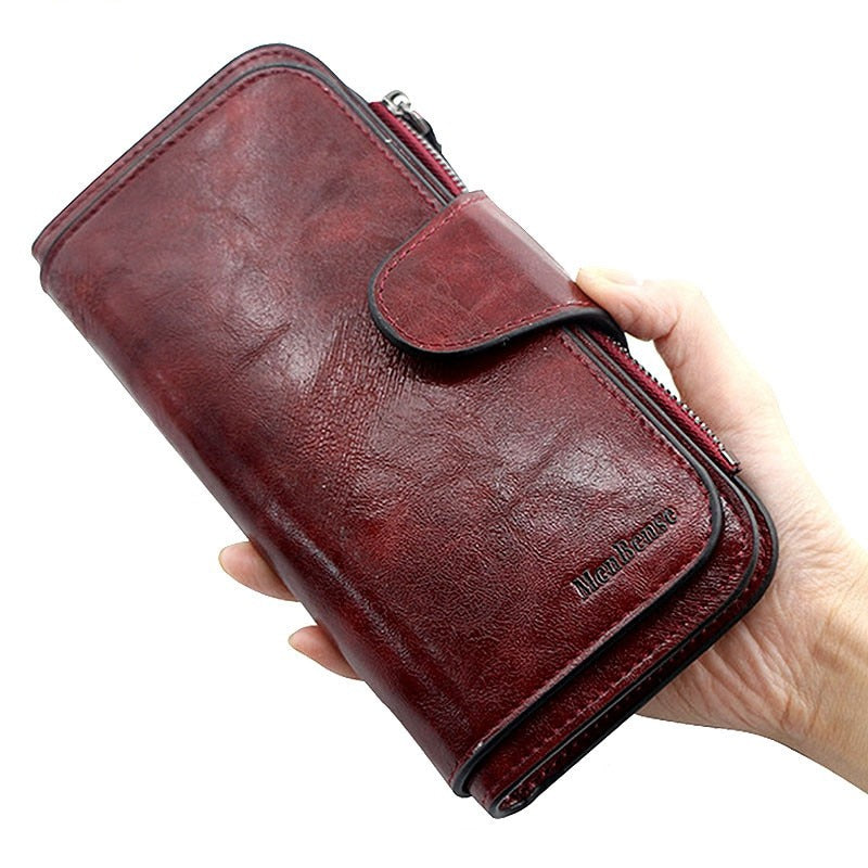 Peris Gems Leather Tri-Fold Long Wallet for Women | Coin Purses SHEIN Amazon Temu