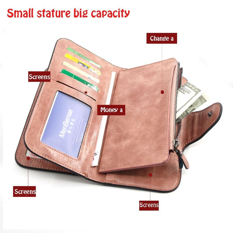 Peris Gems Leather Tri-Fold Long Wallet for Women | Coin Purses SHEIN Amazon Temu