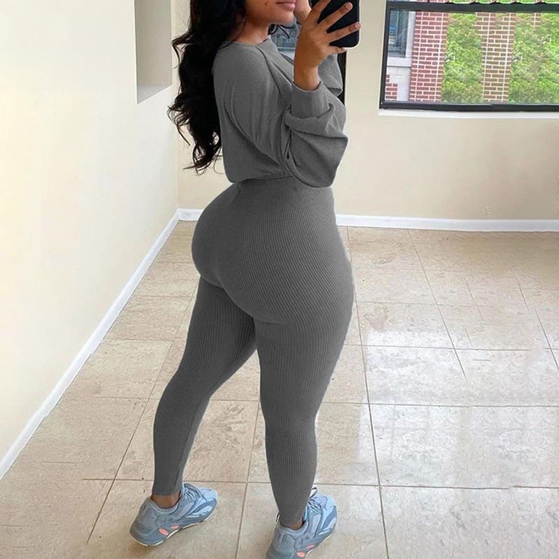 Peris Gems Leggings and Sweatshirt 2pc Set for Women | Casual Sporty Tracksuit Leggings and Sweatshirt 2pc Set for Women | Sporty Tracksuit SHEIN Amazon Temu