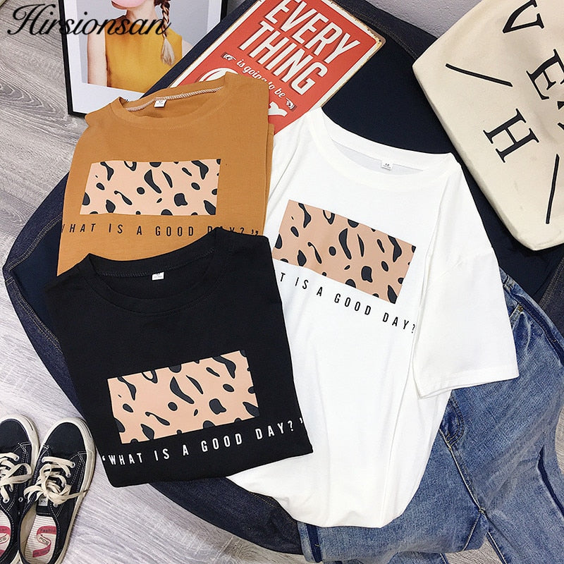 Peris Gems Leopard Print Short Sleeve T-Shirts for Women | O-Neck Shirts Leopard Print Short Sleeve T-Shirts for Women | O-Neck Shirt SHEIN Amazon Temu